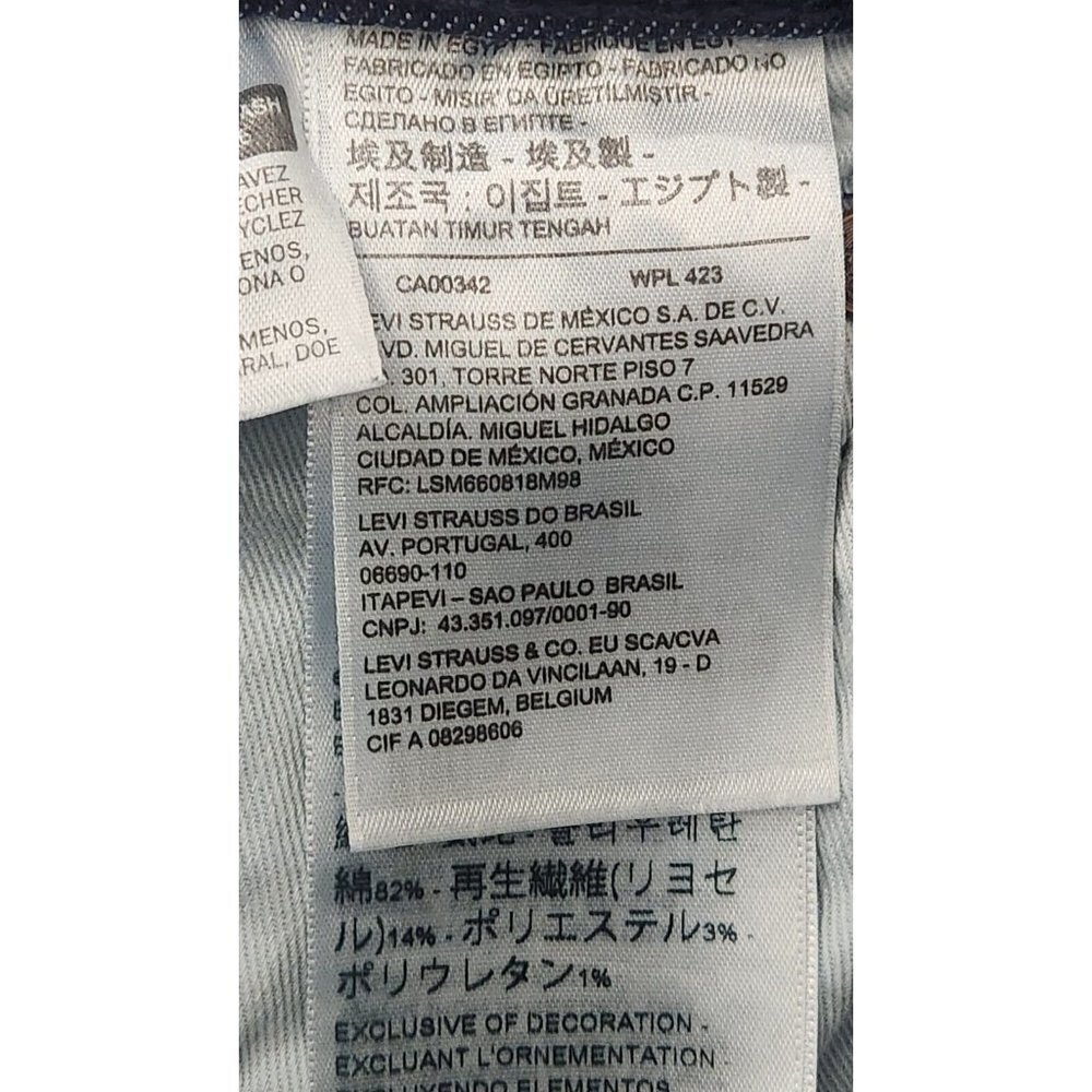 Levis Premium Lot Skinny Taper Jeans Slim Fit Stretch Womens Size W30 L30 - Picture 10 of 12
